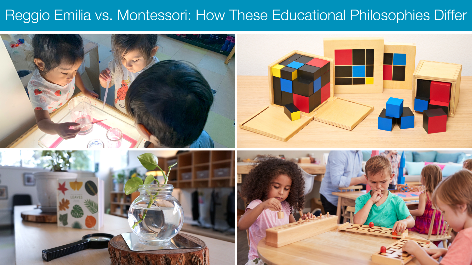 Reggio Emilia vs. Montessori How These Educational Philosophies